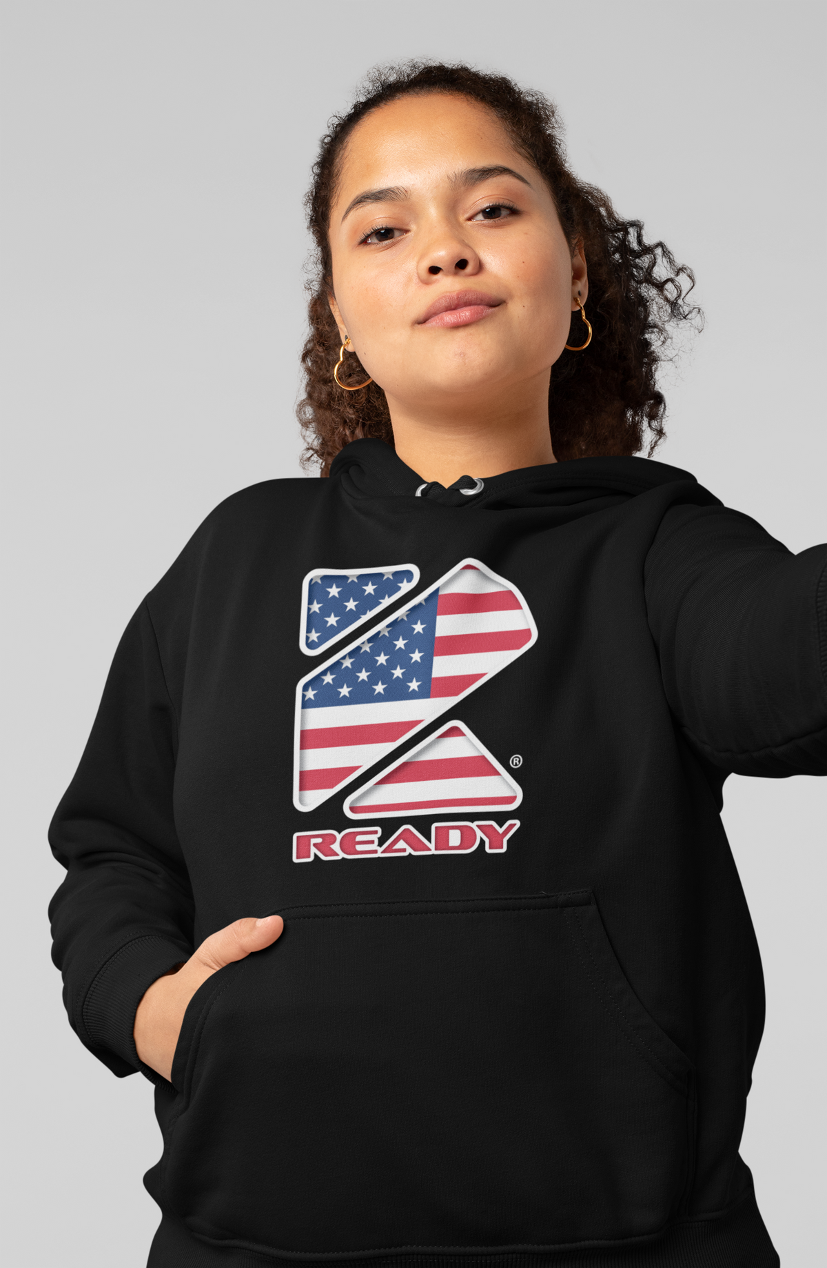 Flag Ready Midweight Fleece Hoodie