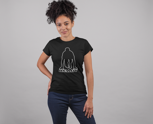 Ready Man Womens Crewneck T-shirt
